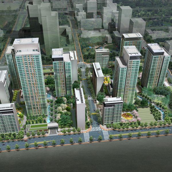 3d 아파트 조감도