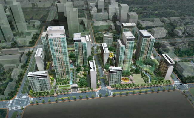 3d 아파트 조감도